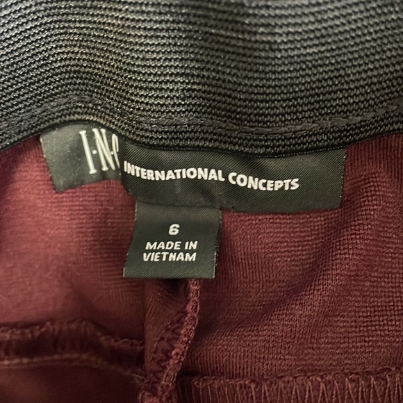 INC International Concepts Core Fashion Straight Leg Pants - Picture 6 of 7